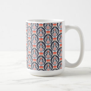 Blom- mönster Turkiet för Folk konst Kaffemugg