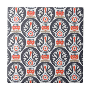 Blom- mönster Turkiet för Folk konst Kakelplatta