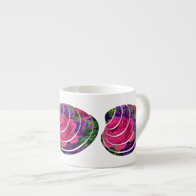 Blom- mugg för Clamshellmotivespresso Espressomugg (Framsida höger)