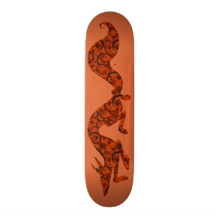 Blom- räv mini skateboard bräda 18,5 cm