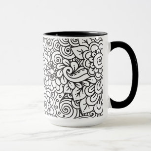 Blom- Retro klotter Mugg