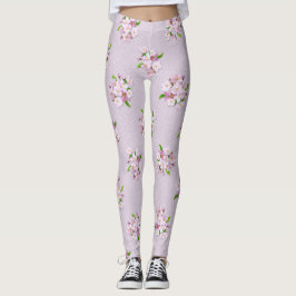Blom- retro vårmodell leggings