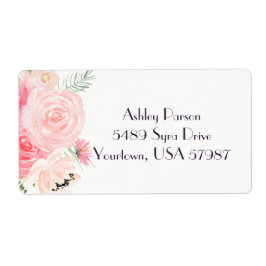 Blom- returadressetikett fraktsedel