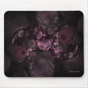 Blom- röda Pinks för Fractal Musmatta