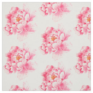 Blom- rosa pioner tyg
