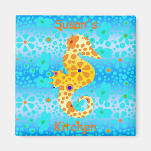 Blom- Seahorsemagnet Magnet