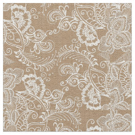 Blom- shabby chictyg för Burlap och för snöre Tyg