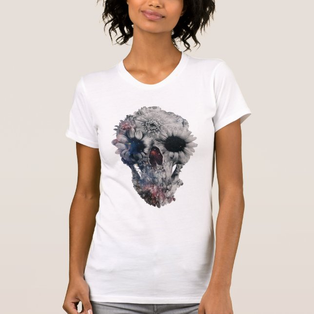 Blom- skalle 2 t-shirt (Framsida)