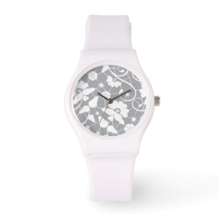 Blom- snöremönster armbandsur