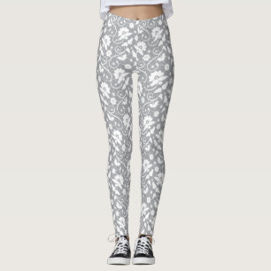 Blom- snöremönster leggings