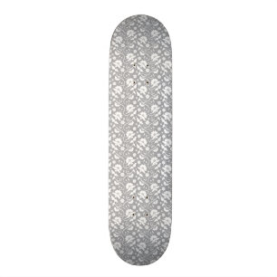 Blom- snöremönster mini skateboard bräda 18,5 cm