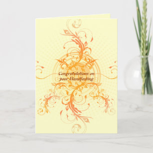 Blom- solHandfasting kort