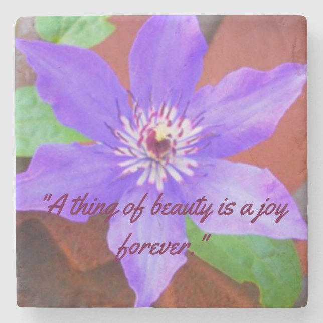 Blom- stenkustfartyg för personlig underlägg sten (Framsidan)