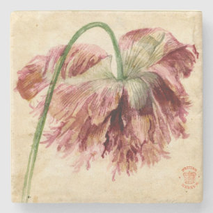 Blom- stenkustfartyg för vintage stenunderlägg