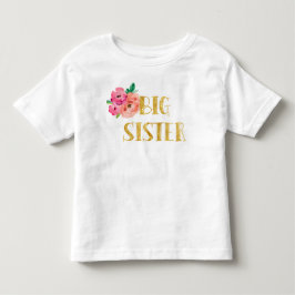 Blom- storasysterskjortaguld omkullkastar t shirt