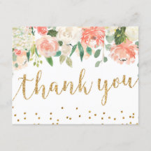 Blom- tackkort för romantisk persika