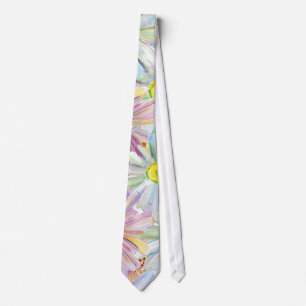 Blom- Tie för pastellfärgad vår Slips