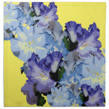 Blom- trasaservetter för chic och för nätt vår