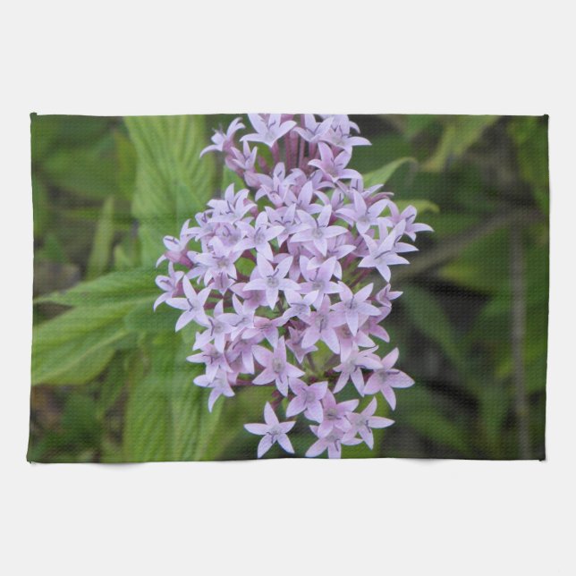 Blom- tropiska kökshanddukar för lilor & för grönt (Horisontell)