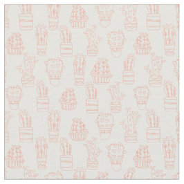 Blom- tyg med kaktusblommor