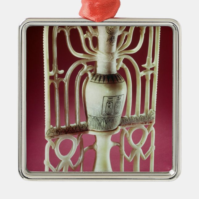 Blom- unguentburk, från graven av julgransprydnad metall (Framsidan)