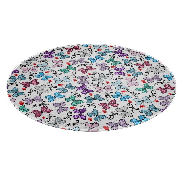 Blom- valentinmönster (Hörn)