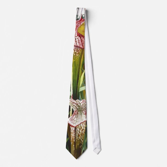 Blom- vattenfärgkonst "för vår blommor" slips (Framsida)