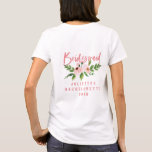 Blom- vattenfärgt-skjorta för rodna rosa brudtärna t shirt<br><div class="desc">Rodna rosa blom- brudtärnabachelorette eller möhippavattenfärgdesign. Perfekten som långt koordinerar för att fira ditt kommande bröllop eller t-skjortan för att ha på sig stunder som får redot för din stora dag. Gör ditt liv lättare med denna fundersama bröllopgåva för din vän, syster, mamma, moster, dotter eller brorsdotter. Visa någon som...</div>