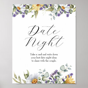 Blom Vildblomma   Äng Blommig Dejtingsnattidéer  Poster