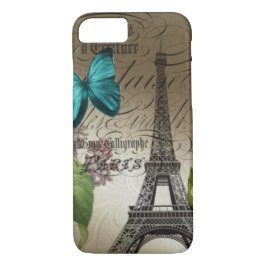 Blom- vintage paris för elegant botanisk konst