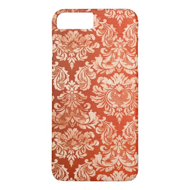 Blom- vintagetapetbakgrund Case-Mate iPhone skal (Baksida)