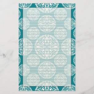 Blom- vintersnowflake brevpapper