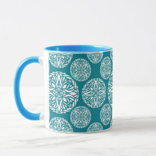 Blom- vintersnowflake mugg