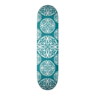 Blom- vintersnowflake old school skateboard bräda 18 cm
