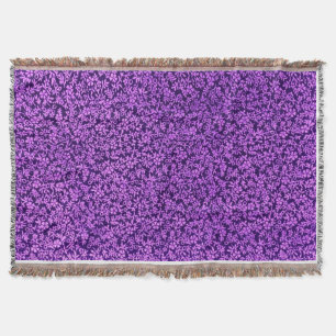 Blom- violett Amethyst purpurfärgat afghanskt fö Filt