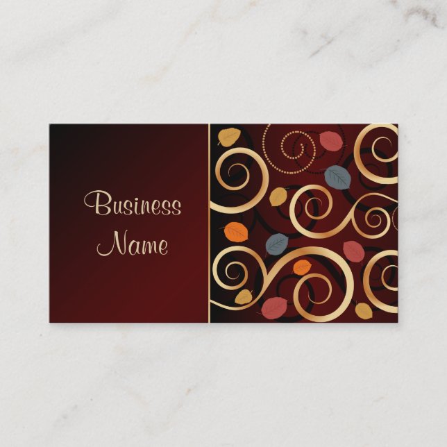 Blom- visitkort (Framsida)