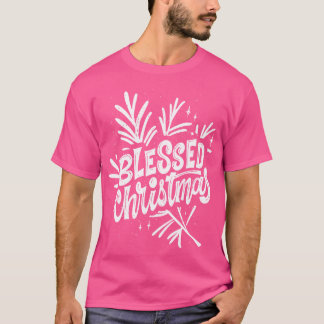 Blomad julpojke t shirt