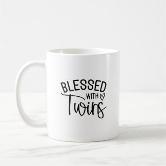 Blomad med Twillingar - Lustigt Mamma Life-citat Kaffemugg
