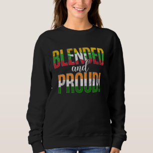 Blomad och stolt medborgare halv burmesisk halva i t shirt