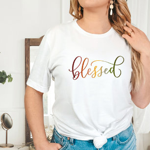 Blomad Thanksgiving-tröja T Shirt