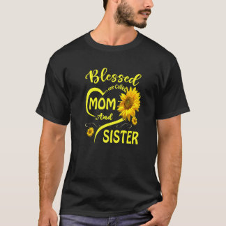 Blomad till att kallas Mamma och Syster Solrossolr T Shirt