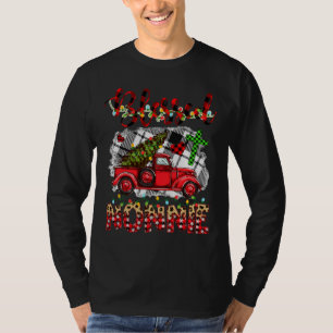 Blomad till att kallas Nonno-Julen Red Lastbil T Shirt