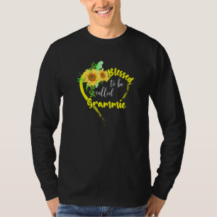 Blomad till Grammie Solros Grammie mot T Shirt