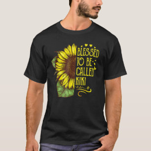 Blomad till Kiki Grandma Solros Mor T Shirt