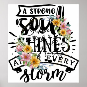 Blomad till Mamma Solros Mamma Mammor Poster