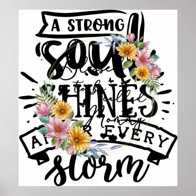 Blomad till Mamma Solros Mamma Mammor Poster (Framsidan)