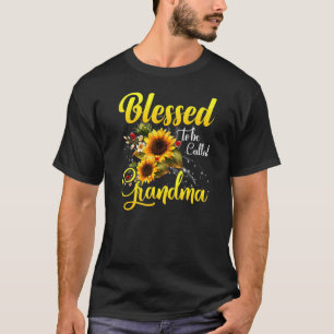 Blomad till mormor Solrosfarmor T Shirt