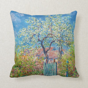 Blomande päron träd, Monet Kudde