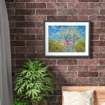Blomande päron träd, Monet Poster<br><div class="desc">Blomande päron träd,  Monet</div>