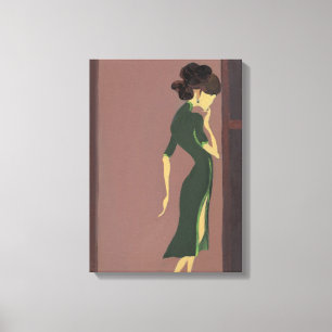 Blomande ungdomsnummer 7 canvastryck